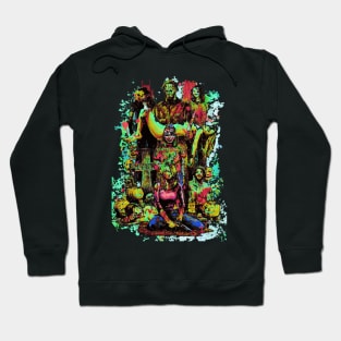 Fasbytes Horror Slasher Neon Hoodie